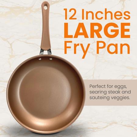 Nutrichef Large Fry Pan Work With Nccw14S20S PRTNCCW14SLFP